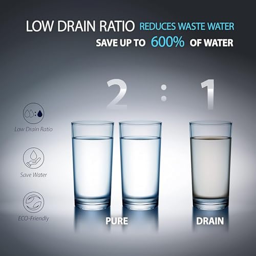 Image of APEC Tankless RO Water Filter System ROTL-AIO-A - Four-in-One Premium Reverse Osmosis Water Filtration, 2:1 Pure to Drain, Filters Fluoride, Heavy Metals, 1K+ Impurities, Easy DIY Install & Care