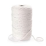 【Creatividad】 Puedes usar esta cuerda de algodón para muchas cosas diferentes, prueba macrame, haz banderas caseras, úsala como un cordón en la ropa o sombreros, decora una fiesta, las posibilidades son infinitas, luego crea.