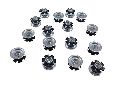 16 Pack Threaded Star Type 1"(OD) Round Tubing Insert 1/4-20 Threads S72-324