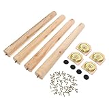  4 juegos de proyectos Dresser .cm Home Extender Bench DIY Coffee Bed patas de muebles Sofá otomano for sillón muebles patas de muebles .cm* Sofá Mesa Cm* Silla WoodBun de Vintage ( Color : Wood Color