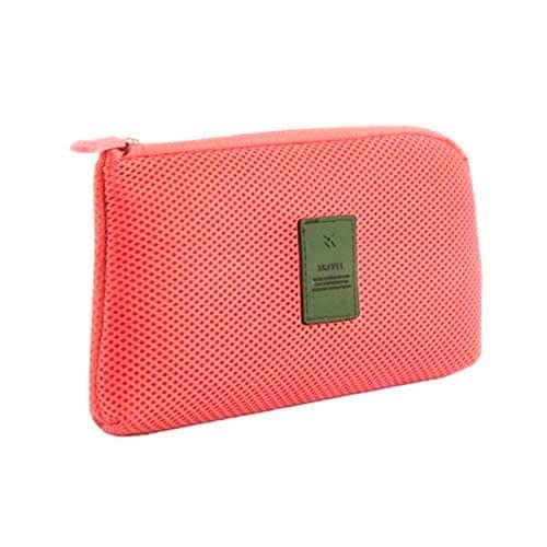 QUIRKMALL Electronics Organizer Accessories Bag Case, Portable Makeup Bag/Travel Digital Carrying Pouch Multifunction Cellphone/Headset/USB Data Cable/Charger Hard Drive Carry Case