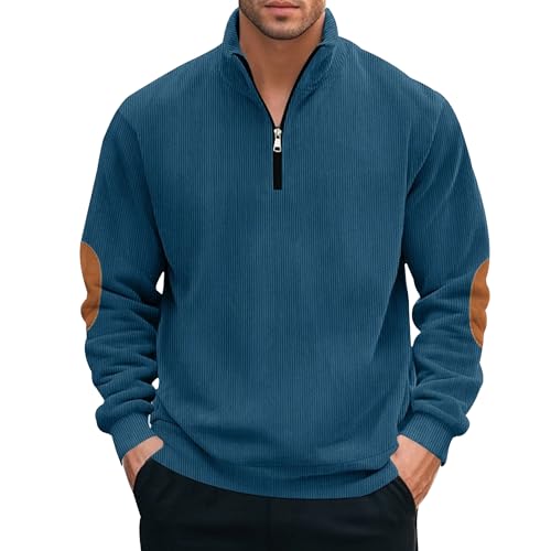 Sweat-shirt homme léger en velours côtelé idéal pour les soirées en ville