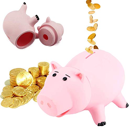 plastic pig money box