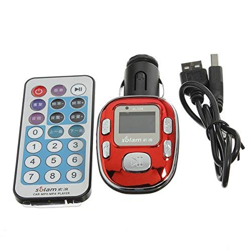 Transmisor FM del Coche Reproductor Multimedia Mp3 Sl-605 12V Encendedor De Cigarrillos 2Gb - Oro