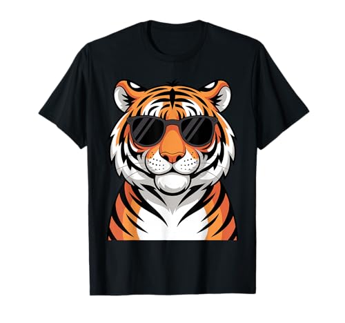 Tiger Costume for Men Women Boys Zoo Tiger Print Tiger Lover T-Shirt