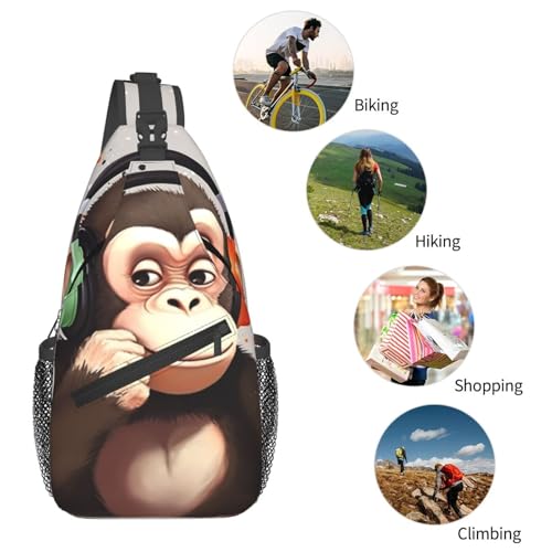 Bolso Hombre Cross Chest Bandolera Para Senderismo miniatura 6