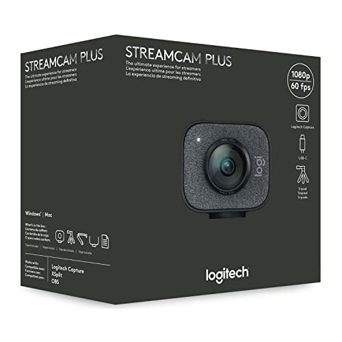 image for Logitech for Creators Logitech StreamCam Premium Webcam for Streaming 