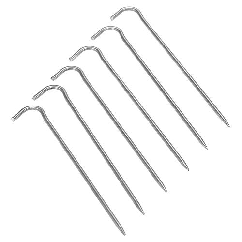 6 peças/10 peças de tarraxas para barraca de titânio pregos para barraca de acampamento ao ar livre