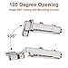 10 Pairs （20 Pack） Soft Close Kitchen Cabinet Door Hinges fit for Face Frame Cabinet,105 Degree Opening Angel Self Closing with Mounting Screws by Probrico