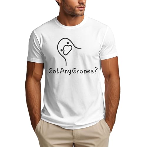 Anceky Camiseta con Meme gráfico de Pato Divertido Tengo Uvas