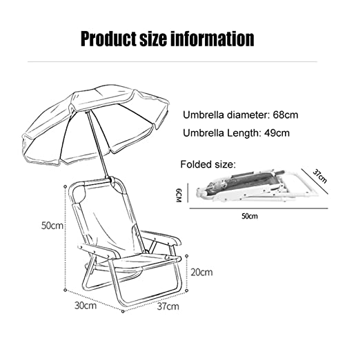 image for Kids Camping Chair Pink Beach Chairs for Kids, Lightweight Portable Fo