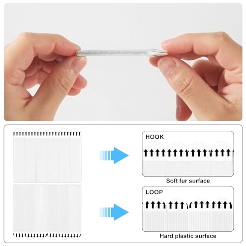 36 Paar(72stk) Bilder Aufhängen Ohne Bohren, 3 Größen Bildbefehlsstreifen Robuste Einfach Aufzuhängende Klebestreifen Keine Beschädigung von Bildaufhängern Ohne Nägel für Rahmen und Wandkunst