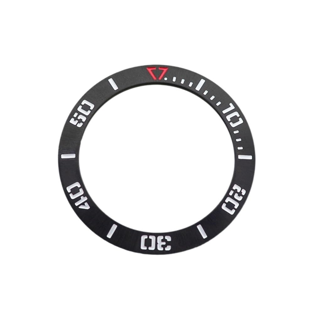 1 szt. 41 mm pierścień wkładki pierścienia Samurai zakrzywiony pasujący do koperty zegarka ze stali nierdzewnej części zamienne