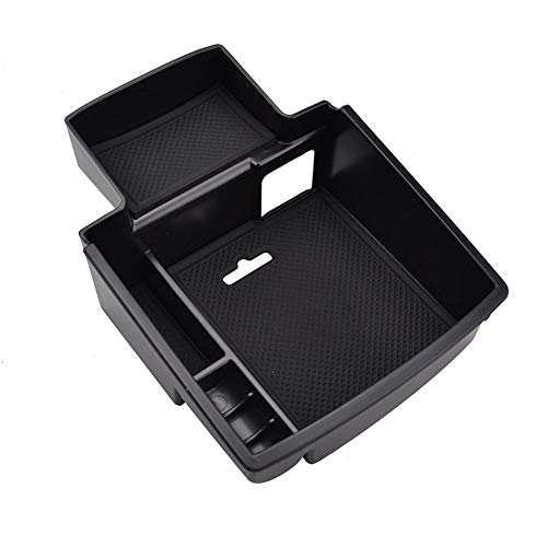 Piezas de automóvil Apoyabrazos Caja De Almacenamiento For Audi Q5 2009-2017 Center Console Bandeja Bin Guante Titular Caso De Coches Organizador 2010 2011 2012 2013 2014 2015 Cover
