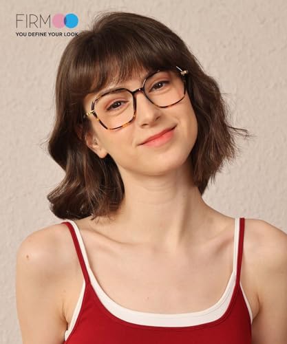 Image of Firmoo Oversized Blue Light Blocking Glasses for Women /Men, Anti UV Ray Computer Gaming Glasses