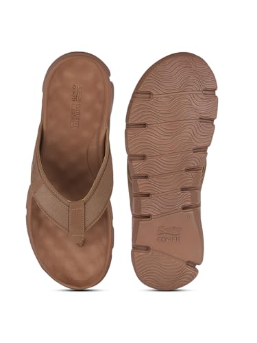 Image of Bata Comfit Men Thong Flip Flop - TAN 6 (UK) (8713356)