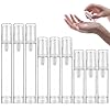 HhBdy 9Pcs Airless Pump Bottle,5ml 10ml 15ml Portable Cosmetic Travel Bottle Refillable Empty Clear Travel Lotion Pump Containers for Foundation Essence Lotion