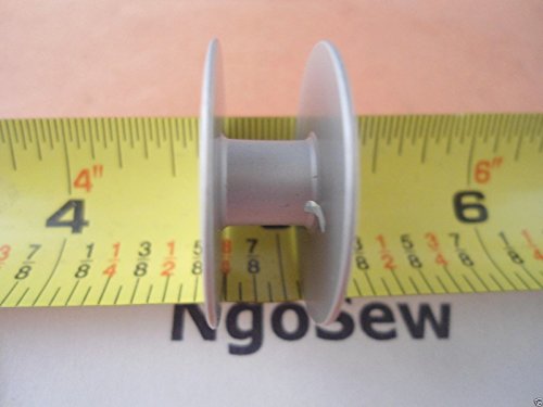 NGOSEW 6 Bobbins & 6 Bobbin Cases Large M Size for Handi Quilter 16, Handi Quilter 18 Avante Quilting Machines