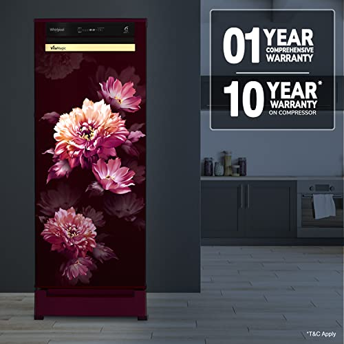 Image of Whirlpool 192 L 3 Star VMPRO Inverter Direct-Cool Single Door Refrigerator (215 VMPRO ROY 3S INV Wine Dafne-Z, Auto Defrost Technology, 2023 Model)