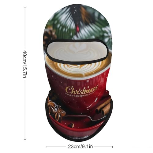 Balaclava para hombre y mujer, pasamontañas para esquí con cobertura facial completa para ciclismo miniatura 2