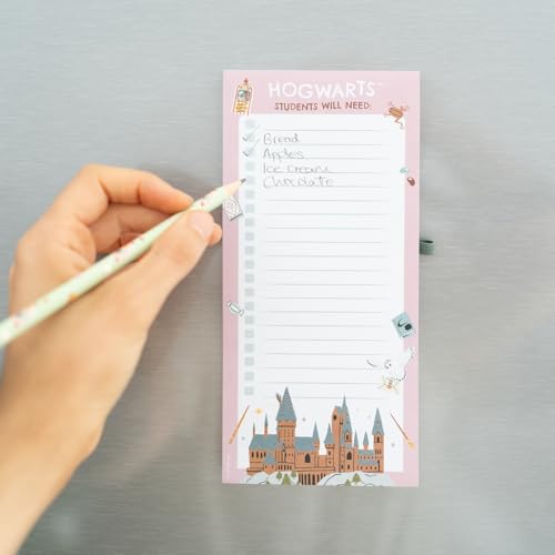 Grupo Erik Notizblock Klein Harry Potter Moments - Einkaufsliste Magnetisch Kühlschrank - Notizzettel To Do Liste Block Offzieller Harry Potter Merch