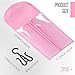 2PCS Wig Holder Wig Storage Portable Wig Bags Storage with Hanger Hair Extension Holder for Styling Wig Storage Bags Wig Organizer for Multiple Wigs Stand Hair Extensions, Wigs & Accessories (Pink)