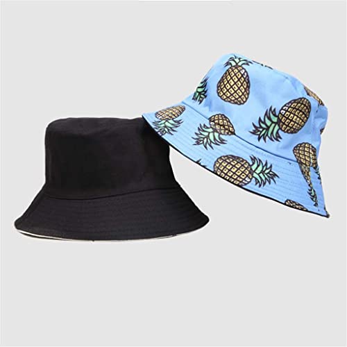 Chapeau de seau couleur fruit contre le soleil bob réversible