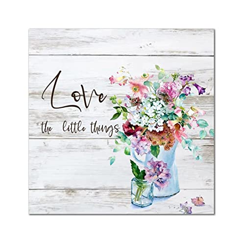 Plaque murale en bois fleur de pivoine pour salon et chambre