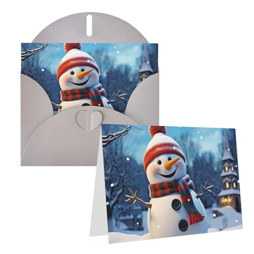 GDSHJKLW Happy Snowman 󔒂̃O[eBOJ[h t 4C` x 6C` TL[J[h m[gJ[h @J[h O[ NX}X zf[ a  LO