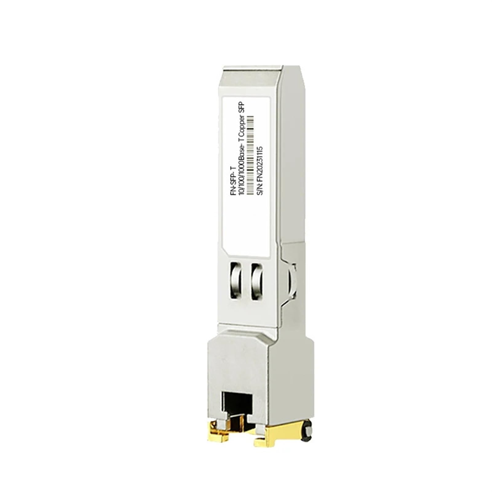 Ricetrasmettitore SFP in Rame RJ45 10/100/1000M 100M in Fibra Ottica 1.25G for Switch Ottico Cisco/H3C/Ethernet(10pcs)