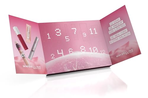 Calendario de adviento Maybelline New York 2025 de 12 días