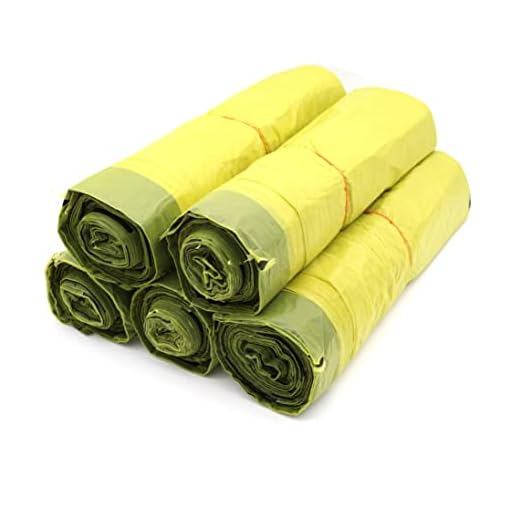5 Rollen Gelber Sack, Gelbe Säcke mit praktischem Zugband, 90 Liter, 15µ - Wertstoffsack