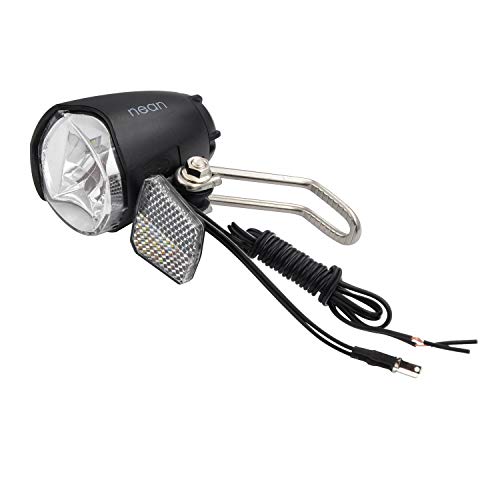 nean LED 70 LUX Dynamo Fahrradlicht mit Lichtautomatik Standlicht und StVZO, Fahrradlampe, Fahrrad...