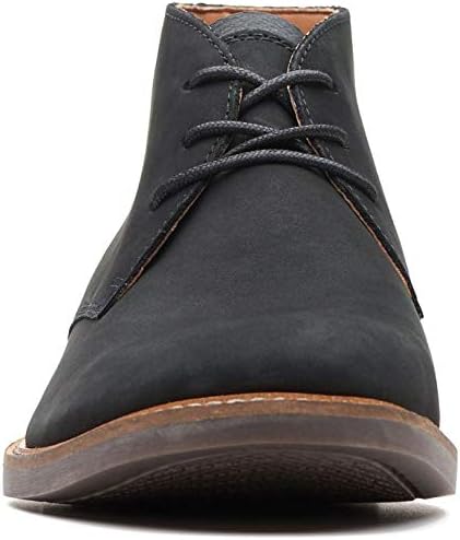 Clarks Mens Atticus Limit 7 Black Nubuck