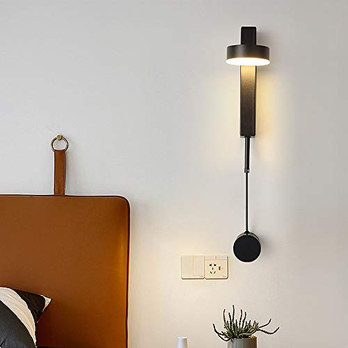 Applique murale LED géométrique avec interrupteur pour éclairage doux