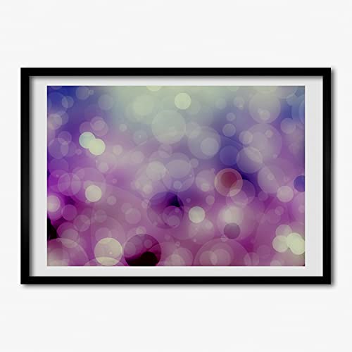 Image cadre MDF photo affiche décoratif Tulup 70x50 cm tableau bois violet