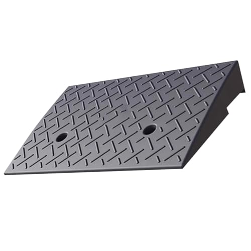 Rampas umbral, tapetes para umbral, rampas para bordillos de carril de coche, fuertes y resistentes a la presión, adecuadas para coches, coches de batería, umbrales (50 x 32 x 7 cm)