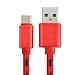 3 Pack 10FT Braided Type C Fast Charging Cable USB-C Charger Power Cord Rapid Charge for Samsung Galaxy S8 S9 S10 S10e Note 8 9 A10e A20 A50 A70 A90 5G A21 A51 A71 A91 (Red)