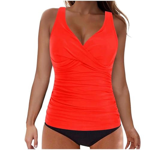 Bikini pour femmes rose à taille haute pour rayonner sur la plage cet été