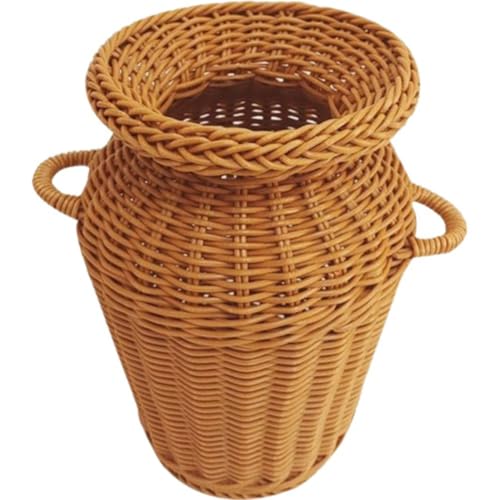 Vase en rotin pour sublimer vos fleurs séchées sans pot lourd