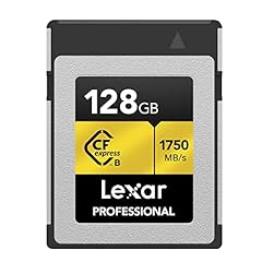 Lexar Professional Serie GOLD Scheda Cfexpress 128 GB, tipo B Scheda CF, Lettura fino a 1750 MB/s, Adotta PCIe 3.0 NVMe, Scheda di Memoria per Fotografi Professionisti, Videografi(LCXEXPR128G-RNENG)