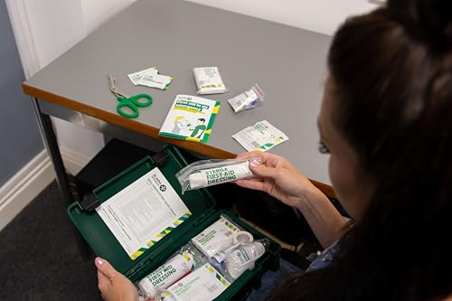 St John Ambulance Medium Workplace First Aid Kit | BS 8599-1:2019 Compliant | for 25 – 50 People | with Wall Bracket | Eco-Friendly Packaging - Image 3