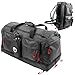 RYP-DO Sporttasche 3 in 1 - Reisetasche Schwarz - Rucksackfunktion - 70+ Liter mit 7 Taschen, Trennwänden und separatem Bodenfach - Sportsbag XL