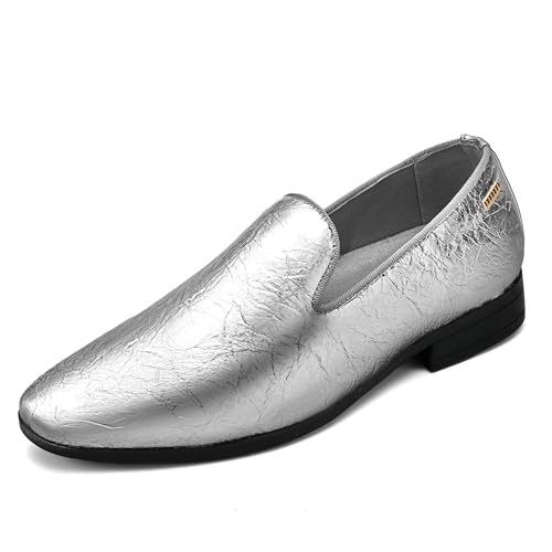 Image of UUBARIS Mens Dress Loafers Tuxedo Suit Slip on Shoes