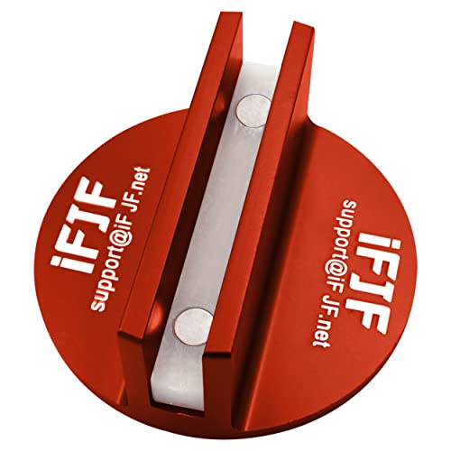 Byenins Large Slotted Universal Magnetic Jack Pad Weld Frame Rail Adapter(Orange) For All Model Cars #TOP2