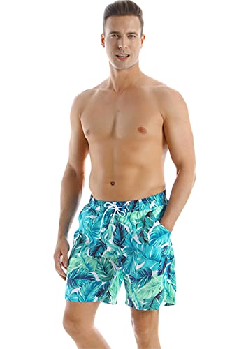Bañador para padre e hijo OMZIN azul de talla Medium con cordón ajustable 3