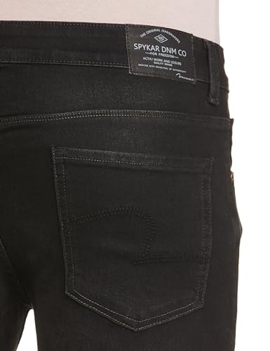 Image of Spykar Men's Kano Slim Fit Mid-Rise Jeans (Ankle Length)