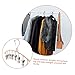 MUCKLILY Multi Functional Sock Drying Rack Sturdy Clothes Hanger with Clips for Underwear Socks and Items Organizer for Home Use and All Year Drying