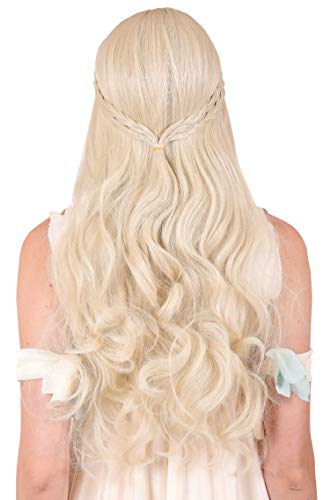 Narwhal Novelties Renaissance Dragon Queen Blonde Wig for Women, Halloween, Costume Wigs