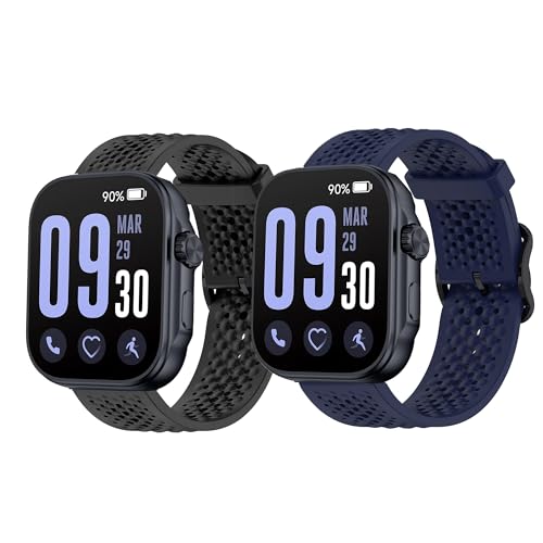 Bracelet en silicone 22mm avec boucle métal pour Fitpolo GTX12 et Tensky